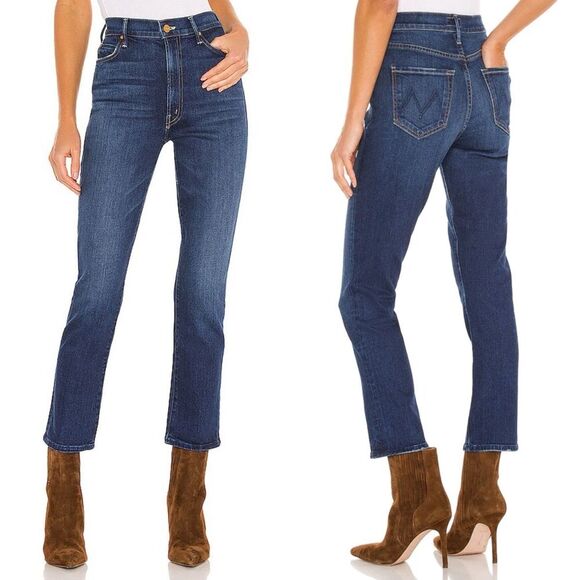 Mother Denim Swooner Rascal Slim Jeans Classic Wash Until Next Time Size 28 - Picture 10 of 10